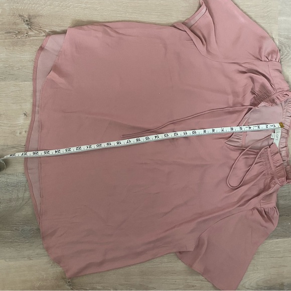 Loft Mauve Flutter Sleeve NWT XL - Picture 6 of 6